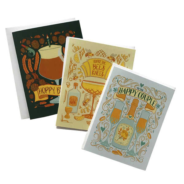 Happy Hour Greeting Card Collection 3-Pack