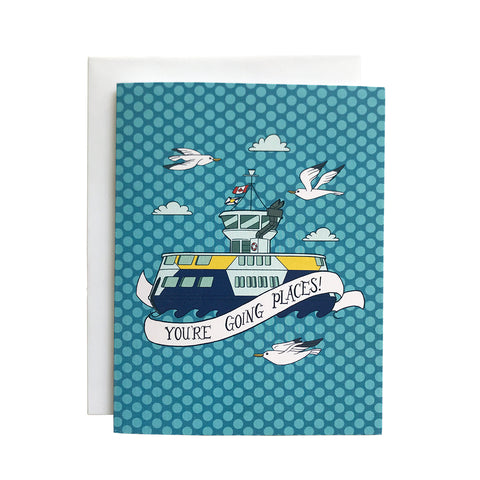 You're Going Places Dartmouth Ferry Greeting Card