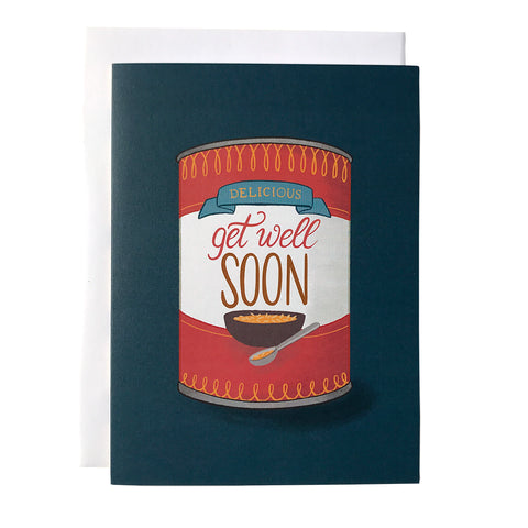 Get Well Soon Soup Greeting Card